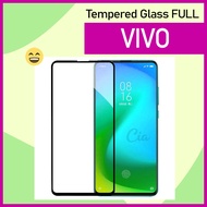 HITAM Tg FULL Vivo Y27s Y17s Y100 5G Anti-Scratch Glass Color Black Edge Tempered Glass