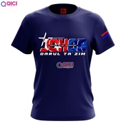 Qici T shirt Johor baju jdt johorean tshirt cotton high grade cotton lengan pendek dan panjang