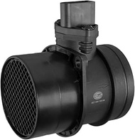 HELLA 8ET 358 166-991 Air Flow Meter - 12 V - 5-Pin - Pipe Connector - with Housing