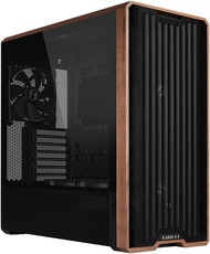 # LIAN LI LANCOOL 217 [ BLACK / WHITE ] - Genuine Walnut Wood Computer Case Mid-Tower ATX PC Case wi