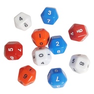 0-9 Digital Dice Multi-Sided Sieve 10-Sided Dice Children's Toys Board Game Accessories Mathematics 