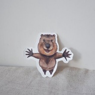 動物貼紙 | 短尾矮袋鼠貼紙