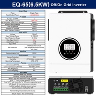 Hybrid Solar Inverter ไมโครอินเวอร์เตอร์ ออนกริด 4KW/6.5KW/10.5KW Grid Tie Micro Inverter เริ่มต้นโด