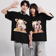 ADLV 100% ORIGINAL 2025 LATEST NEW DESIGN BABY FACE SERIES MEN AND WOMEN UNISEX SHORT SLEEVE OVERSIZ