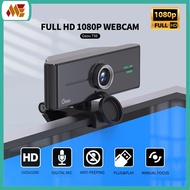 1080p FHD Stream Web Camera /WebCam Meeting Live Full HD Gaming Camera with Free Mini Tripod Stand
