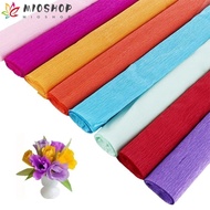 MIOSHOP Crepe Paper, Handmade flowers Production material paper Flower Wrapping Bouquet Paper,  DIY Thickened wrinkled paper Packing Material