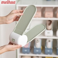 MEIHUAA Double Stand Shelf, Space Savers Adjustable Shoe Rack, High Quality Double Layer Plastic Durable Footwear Support Slot Home