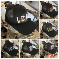 DSQUARED2 Men's and Women's Fashion Button Mesh Cap, Dsquared2 Mesh Hat with Mesh