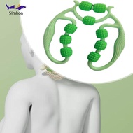 [Simhoa] Massage Roller 9 Wheels Muscle Roller Handheld 360 Degree Muscle Relaxation Ring