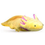 Realistic Axolotl Plush Toy, 18 Inch Axolotl Fish Soft Creepy Stuffed Animals Cute Hexagonal Dinosau