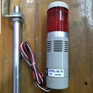 MERAH TOWER Light 1 color Red Steady Buzzer-with sound Tower Light Shemsco