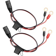 2-PACK GC008 X-Connect sesuai untuk Aksesori Pengecas Bateri NOCO, Kabel 16AWG 22in M10 (3/8in) Term