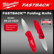 Milwaukee FASTBACK Folding Knife / Stainless Steel Knife / Pisau Potong / Folding Knife / Pisau Lipat