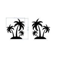 2mm iron embossed coconut tree Sign | Sign Sign Sign | Restaurant Restaurant | Cafe Cafe | Villa Siz