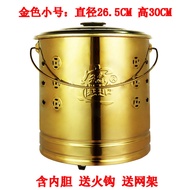 ถังเผากระดาษสเตนเลสสตีลใช้ในครัวเรือน Yuanbao ถังเผาพระคัมภีร์ของตกแต่ง Fengshui