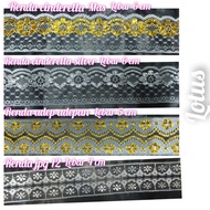 Gold & Silver Water Lace Roll (25 yards or 22.5 meters)