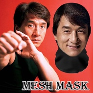 3d Chinese Kongfu Star Cheng Long Li Lianjie Pattern Full Face Mask Cosplay Role Funny Headwear G9r3