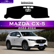 for Mazda CX-5 2022-2024 CX5 CX 5 Anti-Slip Car Dashboard Cover Avoid Light Pad Instrument Platform Desk Mat Dash Carpet Protective Sunshade Accessories