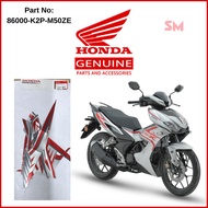 SM Stripe Set Force Silver Metallic Red（ 86000-K2P-M50ZE )  RSX 💯 Honda Original Ready Stock