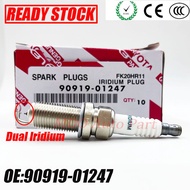 4pcs Original Toyota Iridium Spark Plug 90919-01247 Alphard Vellfire Estima GSR50 Lexus RX350 3.5 V6