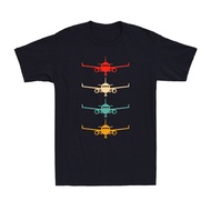 Pilot Funny Aviation Airplane Aircraft Pilot Flying Vintage Men'S T-Shirt