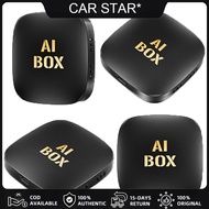 COD [จัดส่งฟรี] Wireless CarPlay Android Auto AI กล่อง 2 + 32G Plug & Play CarPlay Converter WIFI BT