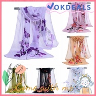 OKDEALS Shawl Silk 8 Colors Lady Fashion Butterfly