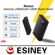 [SG] Baseus Powerbank 140W Fast Charging 24000mAh Portable Charger with 2 USB C and 1 USB A Port Pow