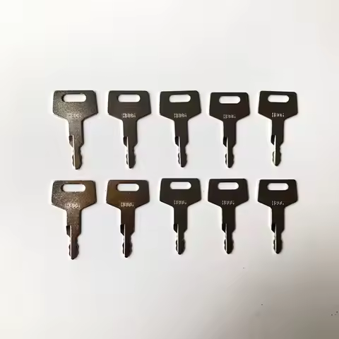 10PCS H806 Key for Takeuchi Excavator Loader Track BU1698X2 Door Lock Key