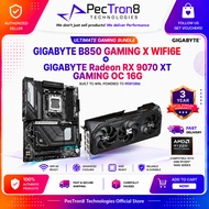 GIGABYTE B850 GAMING X WIFI6E Motherboard + Radeon RX 9070 XT GAMING OC 16G GPU Bundle | AM5 DDR5 Wi