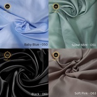 Kain Satin Velvet Premium Polos Bridesmaid [Harga 1 Roll - Isi 50