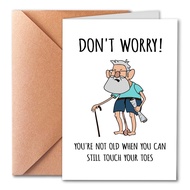 [Coisíní] Funny Birthday Card for Men, Husband Birthday Card Funny, Dad Happy Birthday Card, Old Fri