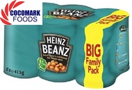 Lốc 6 Lon Đậu sốt cà chua Heinz Baked Bean 415g