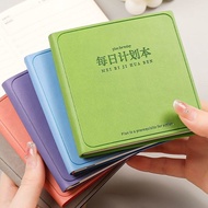 Taiwan Ready Stock Portable Notebook Small Self-Discipline Clock-In Notepad Pocket Square Mini Daily