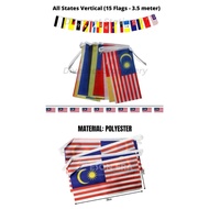 BENDERA BANTING / BENDERA MALAYSIA & BENDERA 14 NEGERI