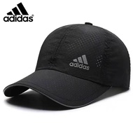 3D Original Adidasหมวก NEW Hat Men and Women Summer Trendy Mesh Quick-drying หมวกเบสบอล Shade Breathable Peaked Cap Sunscreen