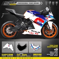 PowerZone Custom Sticker Graphics for KTM RC 250 RC 390 2014 2015 2016 SUPERMOTO Backgrounds Decals 
