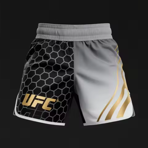2025 UFC New MMA Fighting Competition Sports Men's and Women's Breathable Quick Drying Sweat Absorbi