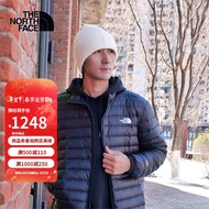 北面（The North Face）羽绒服男户外保暖防泼水秋冬700蓬防泼水纯色鹅绒外套【可打包】 JK3/黑色 XL/180