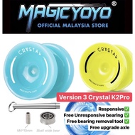 Magicyoyo K2P Crystal yo-yo Butterfly yoyo DNA Finger Spin Beginner Krystal