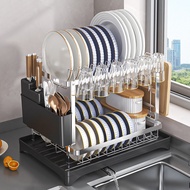 Kitchen Dish Drain Rack Cupboard Dish Rack Chopsticks Dishes Storage Rack Household Kitchen Cupboard