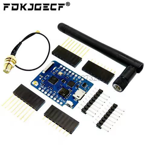WEMOS D1 Mini Pro 4M 16M Bytes External Antenna Connector NodeMCU Based ESP8266 ESP-8266EX CP2104 WI