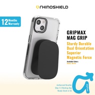Rhinoshield GRIPMAX MagS Compatible - Sturdy and Durable Grip, Stand, and Selfie Holder for Phones and Cases
