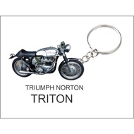 Triumph Norton Triton motor motorcycle 650cc keychain  accessories aksesori
