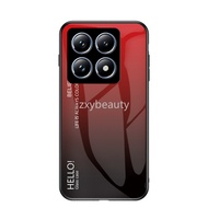 Ốp Kính cường lực Gradient Cho Xiaomi 14T Pro 5G 2024 vỏ điện thoại Sang Trọng Bìa Cho Mi 14T 14T 14