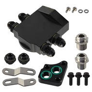 Aluminum Oil Filter Sandwich Relocation Adapter Alloy Engine Oil Cooler Plate Kit For Toyota Lexus V