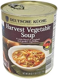 Deutsche Küche Authentic German Food Zesty Blend Harvest Vegetable Soup - 1 Can (28 oz)