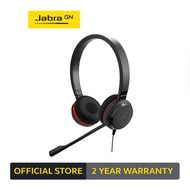 Jabra Evolve 30 II MS Stereo หูฟังประชุมออนไลน์ USB Headset for Conference Calls  หูฟังทำงาน หูฟังมีไมค์