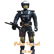 🔥READY STOCK🔥 -PATUNG MAINAN POLIS/ ASKAR  ( 28 CM ) / 1 PCS POLICE/ARMY  TOY SET ( 28 CM )