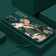 Casing Infinix Zero 5G 20 X Pro X Neo Cartoon Anime one piece Zoro Comic Phone Case Straight edge Shockproof Soft Silicone Cover